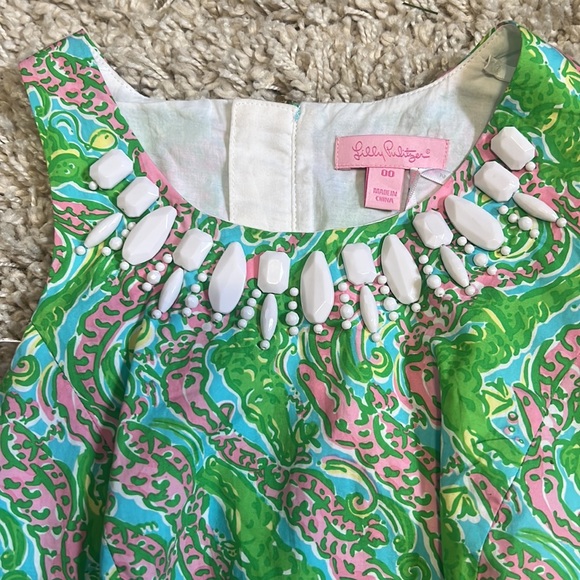 Lilly Pulitzer Alligator Print Shift Dress - Picture 3 of 11